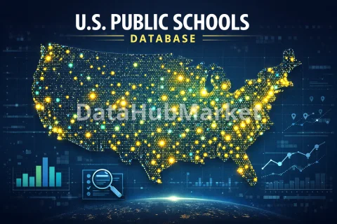 US Public Schools Database – 107,300 Records